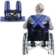 thumbnail image 4 of Cinturón de seguridad para silla de ruedas, chaleco de soporte para Torso para pacientes, ancianos y discapacitados, arnés de cuerpo completo ajustable para evitar que se incline o caiga, 4 of 5