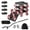 Red, variant on 1500LBS Heavy Duty Furniture Dolly Movers Set with Lifter, 5-Wheel Carbon Steel Moving Rollers with Locking Casters for Refrigerator, Washer, Sofa & Cabinet(5.4 Inch, Red)