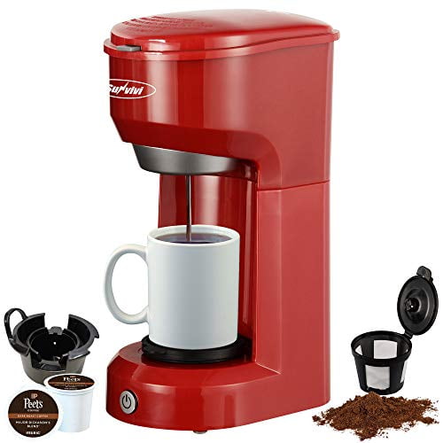 Single Serve Coffee Maker Brewer for Single Cup, K-Cup Coffeemaker With