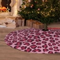 thumbnail image 6 of Sikiie Rose Leopard Print 30-48 inches {designName} Print Christmas Tree Skirt Snowman Xmas Tree Skirt with Edge Christmas Decorations for Holiday Party48", 6 of 7