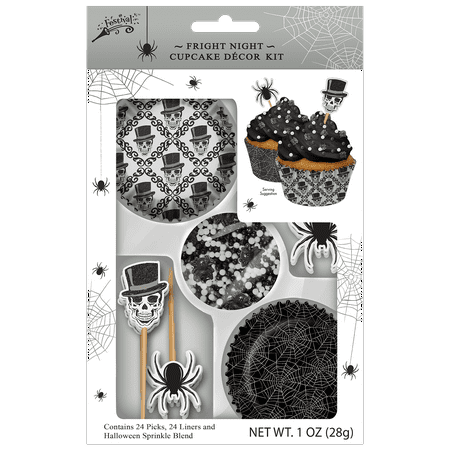 Festival Brand, Fright Night Cupcake Decor Kit, 1 Kit