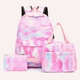 thumbnail image 4 of Smrinog Tie Dye Backpack Student Schoolbag Laptop Bookbag 3 Piece Insulated Lunch Box, 4 of 6