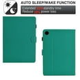thumbnail image 2 of Case for Samsung Galaxy Tab A9 Plus 11.0" 2023 SM-X210/SM-X215/SM-X216, Fiber Texture PU Leather Folio Stand Cover Flip Tablet Case with Credit Card Slot & Auto Wake/Sleep &Magnetic Clasp, Light Green, 2 of 6