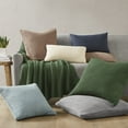 thumbnail image 3 of Gracie Mills Lessie Solid Acrylic Knit Euro Pillow Cover - GRACE-8026, 3 of 3