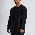 thumbnail image 2 of Siilsaa Tall Crewneck Sweatshirt Black,2XL, 2 of 5