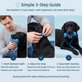 thumbnail image 2 of Dual-Action Canine Dental Prop, Dog Chew Toy with Rope, Durable Rubber Bone Toy for Teeth Cleaning & Tug of War, Suitable for Small Medium Large Dogs (2pcs), 2 of 10