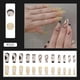 thumbnail image 1 of Joefnel Press on Nails Uñas postizas europeas Press on Nails Sello UV Brillante Cobertura total Uñas postizas artificiales Uñas para mujeres, 1 of 5