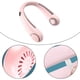 thumbnail image 5 of Mini ventilador de cuello portátil sin aspas Enfriador de banda para el cuello recargable por USB de 3 velocidades (rosa), 5 of 5