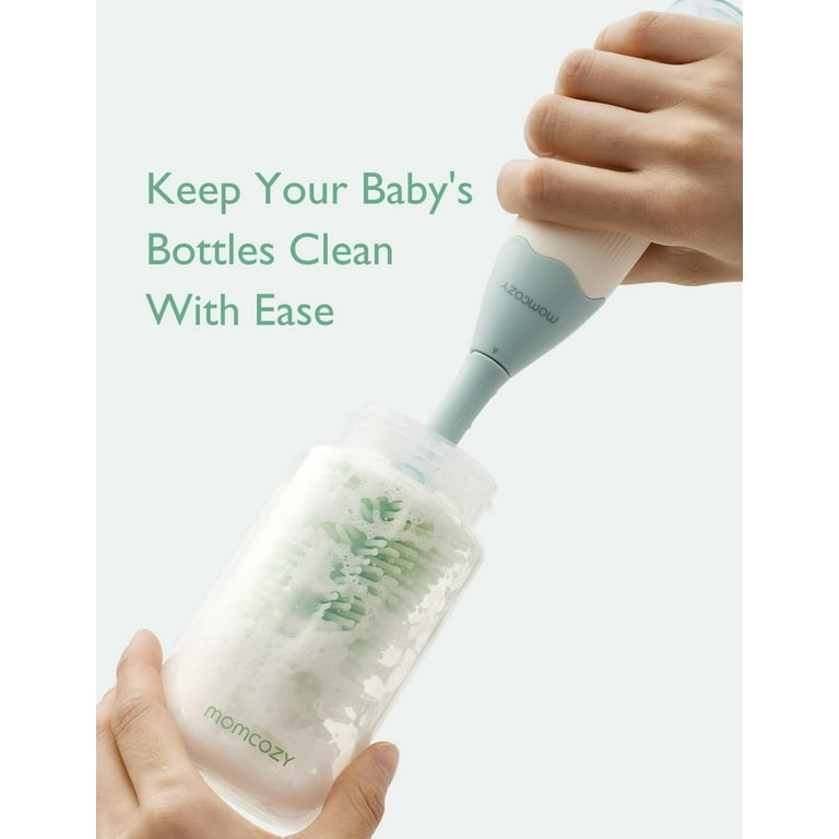 Momcozy Portable Baby Bottle Cleaning Set with Silicone Brush