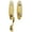 Polished Brass, variant on Baldwin 85360.003.ENTR Blakely Emergency Exit Handle Set with Egg Knob, Lifetime Polished Brass