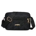 thumbnail image 1 of Bolso de mujer de tela Oxford con hilo de bordar a prueba de agua, bolso de hombro, bolso de madre de mediana edad, bolso de mensajero, bolso de tela informal para suegra, mochila estampada, 1 of 6