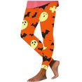 thumbnail image 2 of VBTAPA Halloween Pumpkin Leggings for Women Funny Cute Printed High Waist Stretch Workout Yoga Pants Holiday Party Tights Buttery Soft Milk Silk Legging Sales Today Multicolor#2 M, 2 of 4
