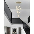 thumbnail image 3 of Bethel International LED Chandelier in Brass Color, 3 of 6