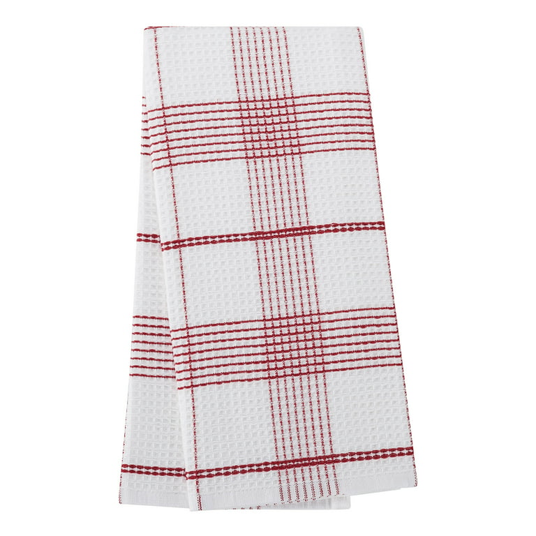 Now Designs by Danica Red Basketweave100% Cotton Kitchen Towel