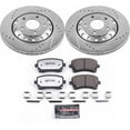 thumbnail image 3 of PowerStop Rear Z26 Street Warrior Carbon-Fiber Ceramic Brake Pad and Drilled and Slotted Rotor Kit Fits: AUDI VOLKSWAGEN Select Models K4562-26, 3 of 9