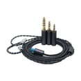 thumbnail image 4 of TISHITA 8 Core Earphone Cable 3.9ft Sturdy Easy to Use Replacement for IE200 300 600 Black, 4 of 8