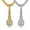 Gold, variant on Silver Gold CZ Microphone Pendant Necklace Punk Hip Hop Jewelry Chain 24" Gift-Silver
