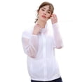 thumbnail image 1 of Chaqueta con capucha y protección solar para mujer, camisas UV de manga larga con bolsillos, senderismo, rendimiento al aire libre, 1 of 5