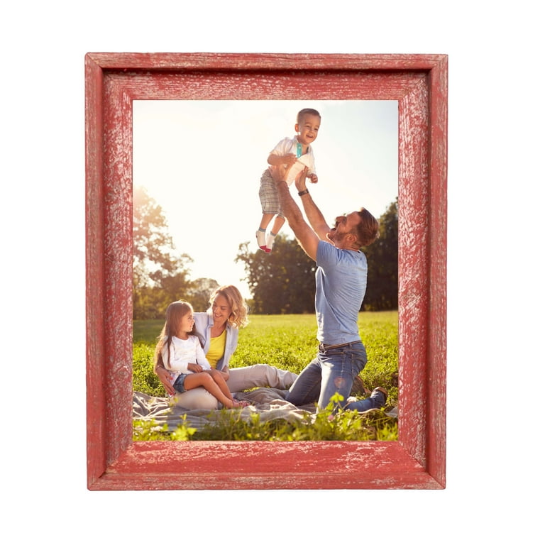 4” X 6” Rustic Farmhouse Red Wood Frame 4” X 6” Rustic Farmhouse Red Wood Frame