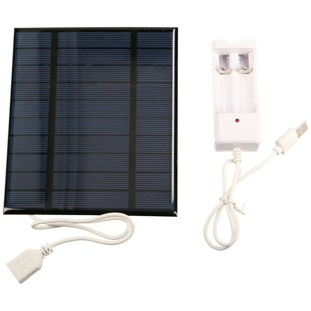 2.5W 5V 500mA Solar Panel with USB for Mobile Phone Fan 18650 Battery Charging Portable Power Polycrystalline Silicon Solar Cell DIY Waterproof Camping Solar Panel