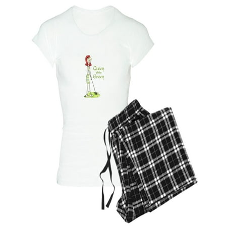 

CafePress - Queen Of The Green Pajamas - Women s Light Pajamas