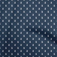 thumbnail image 1 of oneOone Georgette Viscose Navy Blue Fabric Rabbit Sewing Fabric By The Yard Printed Diy Clothing Sewing Supplies 42 Inch Wide, 1 of 5