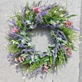 thumbnail image 5 of Clearance of savings! Spring Wreath Wildflower Simulation Spring And Summer Wreath Home And Courtyard Decoration Outdoor Indoor Garden Home Decoration, 5 of 7