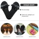 thumbnail image 3 of WEUVEB 1Par Sandalias Negras Para Mujer Con Suela Plana Antideslizante Y Chic, 3 of 6