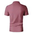 thumbnail image 5 of Fnnxeal Mens Polo Shirts Graphic Casual Collared Golf Short Sleeve Summer Polo Pink Shirts for Men Size 2XL, 5 of 7