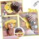 thumbnail image 4 of Baby Shower Cap Waterproof Shampoo Hat For Children Toddler Girls Boys Protect Ears Eyes, Adjustable Silicone Hair Washing Shield -GSL, 4 of 4