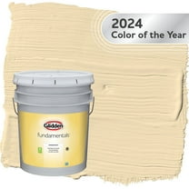 Glidden Fundamentals Limitless / Yellow Eggshell Interior Paint, 5 Gallon