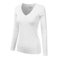 thumbnail image 2 of JJ Perfection Women's Long Sleeve V-Neck Pullover Sweater with Plus Size, 2 of 3