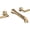 Lumicoat Champagne Bronze, variant on Delta T3545LF-PR-WL Bonacci 1.2 GPM Wall Mounted Widespread Bathroom Faucet - Lumicoat