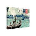 thumbnail image 2 of Trademark Fine Art 'Wish You Were Here Boat' Canvas Art by Sandy Lloyd, 2 of 4