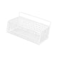 thumbnail image 1 of Organizador de pared colgante, cesta colgante de alambre, cesta de alambre de acero resistente para manualidades M blanco, 1 of 9