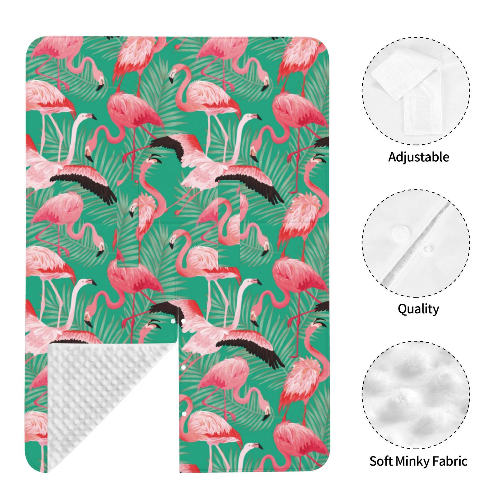 Car Seat Cover Baby - Tropical Flamingo A Breathable Infant Car Seat Cover for Baby Carseat, Lightweight Comfort Baby Essentials Must Haves Newborn Stuff for Girl Boy