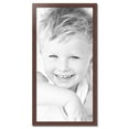 thumbnail image 2 of ArtToFrames 24" x 48" Honors Mahogany with Gold Picture Frame, 24x48 inch Brown Wood Poster Frame (WOM-5156), 2 of 7