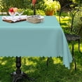 thumbnail image 7 of Turquoise Table Cloth, 60x84 Inch Rectangle Polyester Fabric Tablecloth Thick,Wrinkle Resistant Washable Reusable Table Cover for Dining Picnic Outdoor Camping Anniversary Party Decoration, 7 of 7