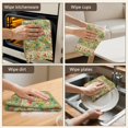 thumbnail image 6 of 2 Pcs Pioneer Flower Floral Print Pattern Kitchen Towels, Funny Microfiber Dish Towel Set, 18" X 26" Tea Towels, 6 of 6