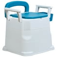 thumbnail image 2 of Fogcroll Bedside Commode Portable Toilet for Adult Mobile Portable Toilet Upgraded Safety Commode Toilet,Toilet Chair Seat Adult Potty Chair with Detachable Armrest 330lbs Heavy Duty Bedside Commodes, 2 of 13