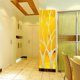 thumbnail image 5 of Injueey Espejo pegatinas de pared cartel tridimensional decoración del hogar espejo acrílico restaurante superficie arte fondo Decoración del hogar Dorado 135x37cm Injueey HA074985-06, 5 of 6