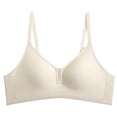 thumbnail image 2 of Ropa interior de verano para mujer, copa fija fina, sin costuras, tira de gelatina, sujetador fino de una pieza sin aro de acero, 2 of 2