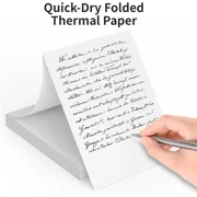MFLABEL-100 Sheets 8.5''x11 Folded A4 Thermal Continuous Paper For M08F M832 Printer Quick Dry