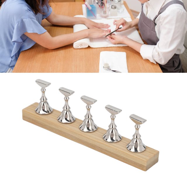 Soporte Para Práctica De Uñas, Base De Registro De Fijación Para Ejercicio, Soporte De Exhibición De Uñas DIY Para Técnicos Para Salón De Belleza