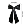 thumbnail image 2 of 2026 Christmas Indoor Home Decor 106x66cm Long Cute Fabric Large Bow Decor With Hanging Ribbon Multi-Color Big Bow Ornament For Curtain Tieback Door Wreath Wall Birthday Party, 2 of 6