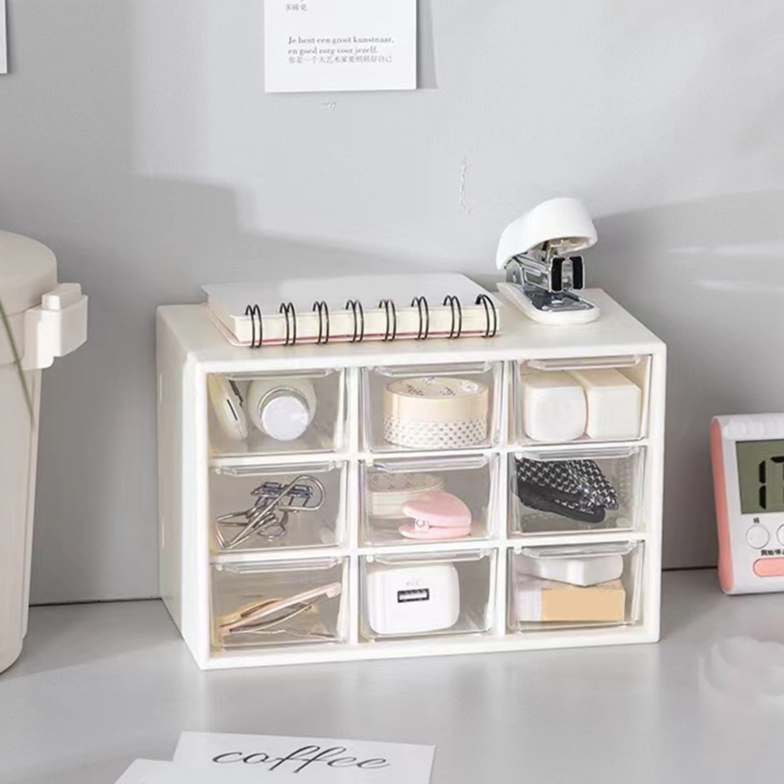Desk Organizer, Desk Storage Box Multipurpose  for Office for School