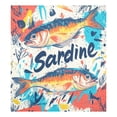 thumbnail image 6 of Yayeee Magnetic Dishwasher Cover for The Front Decoration Home Kitchen Machine Sticker Protector, Yellow Sardines Pattern, 6 of 6