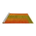 thumbnail image 2 of Ahgly Company Machine Washable Indoor Square Abstract Yellow Contemporary Area Rugs, 8' Square, 2 of 4
