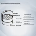 thumbnail image 2 of Mini Portable Rechargeable USB Anti-Bouloches, 2 of 7