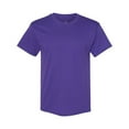 thumbnail image 5 of Hanes EcoSmart Men's Short Sleeve T-Shirt, Crewneck Classic Fit Tee, Cotton-Poly, Purple, 2XL, 5 of 5